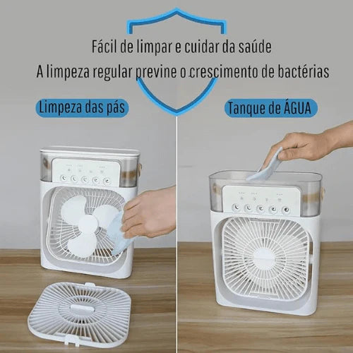 Ar Condicionado e Umidificador Portátil 3 em 1