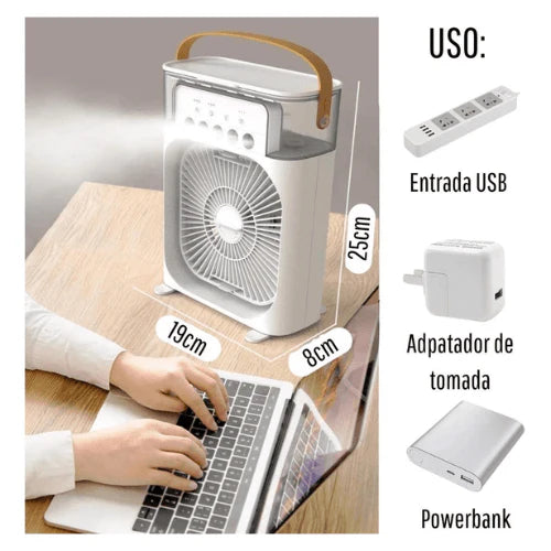 Ar Condicionado e Umidificador Portátil 3 em 1